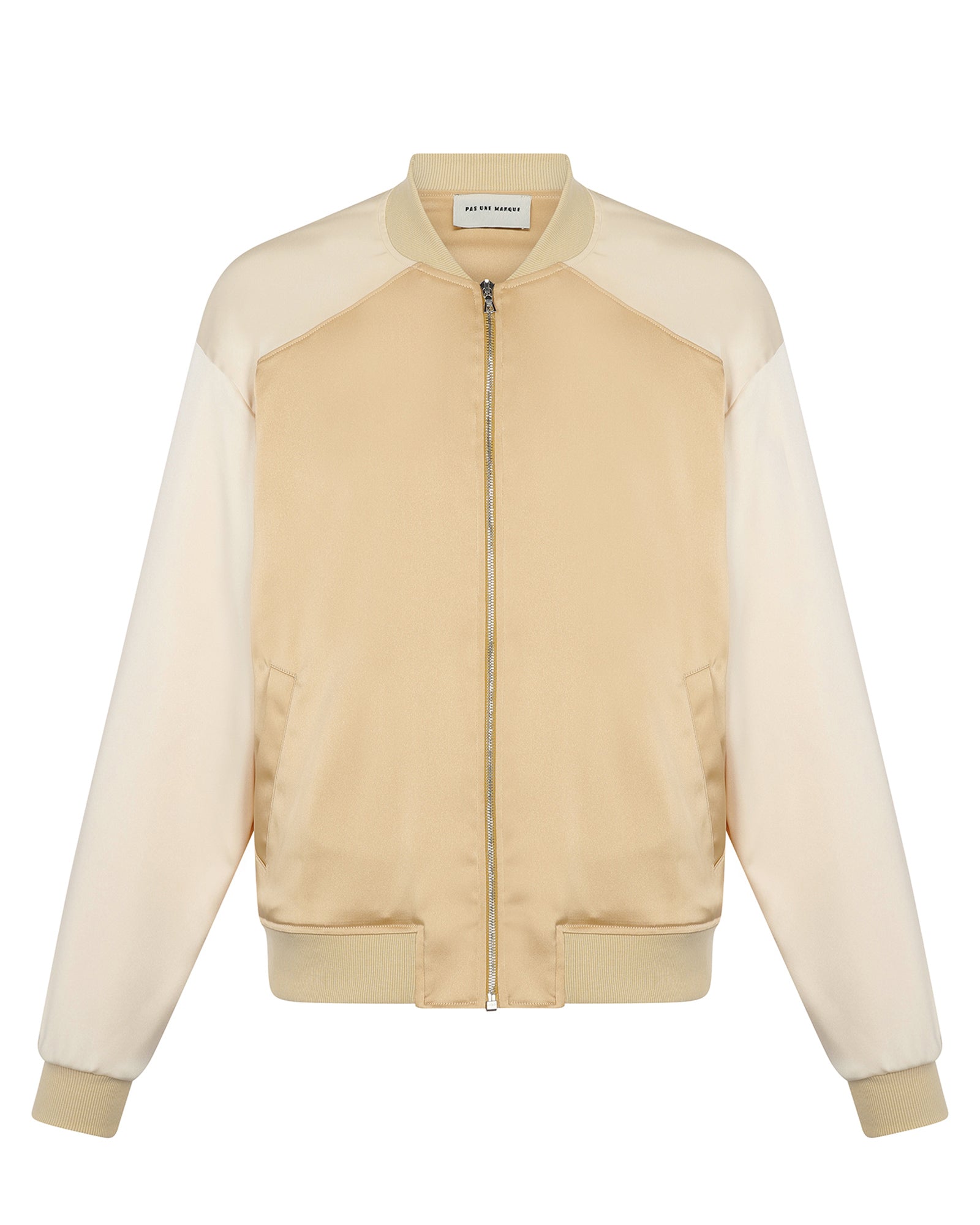 Double Cream Bomber Jacket Pas Une Marque