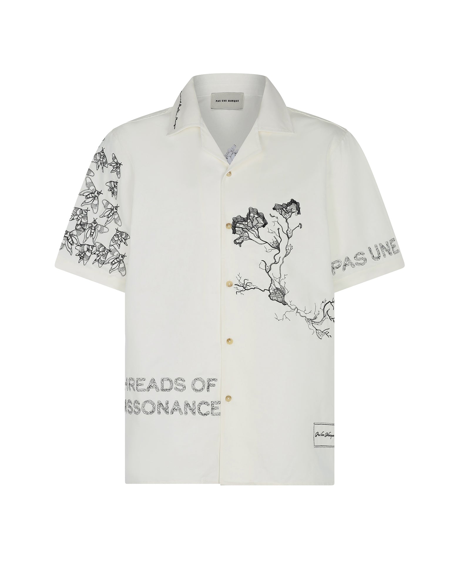 Cordyceps Embroidered Short Sleeve Shirt