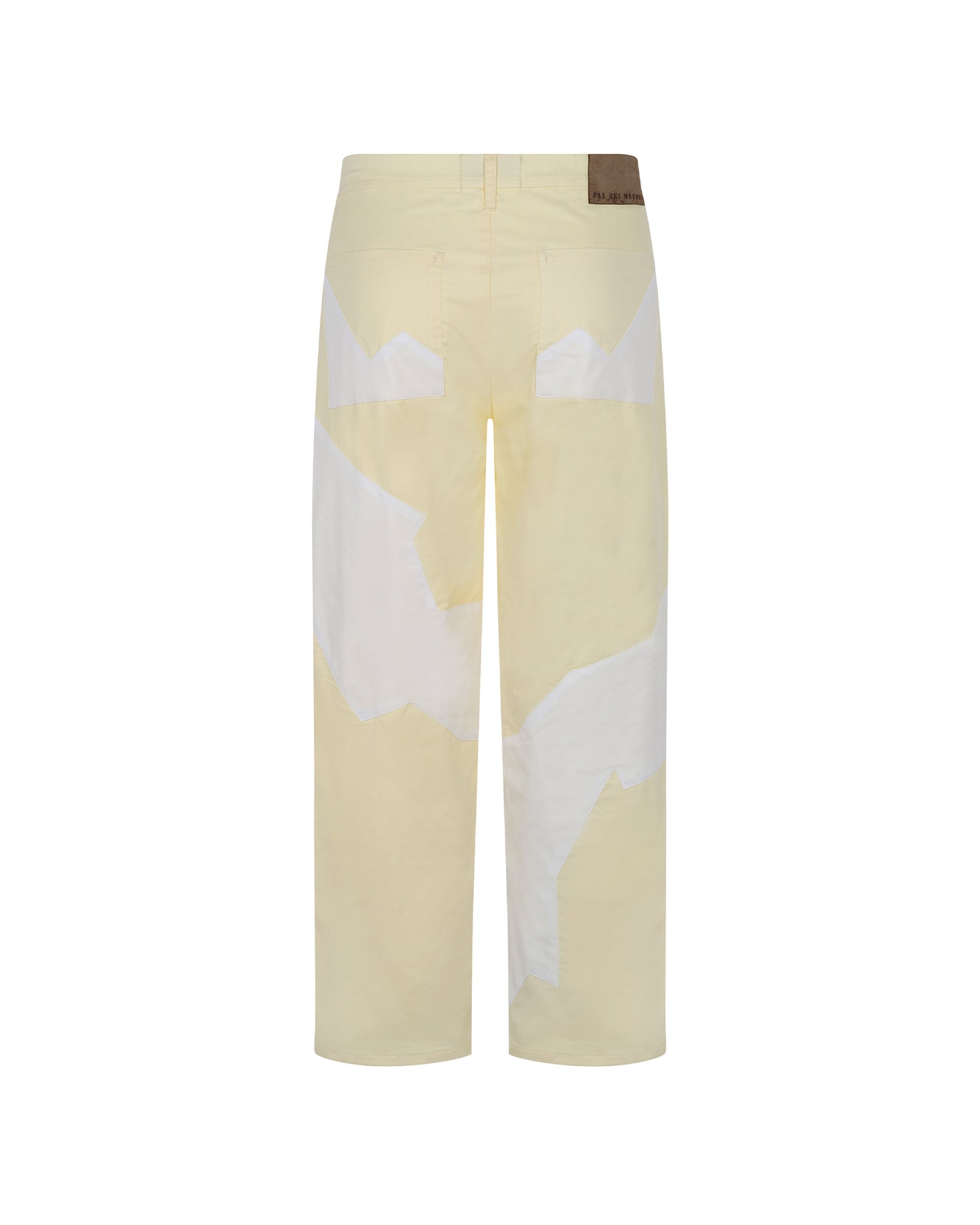 Contrast Trousers (Lemon Icing / Milk)