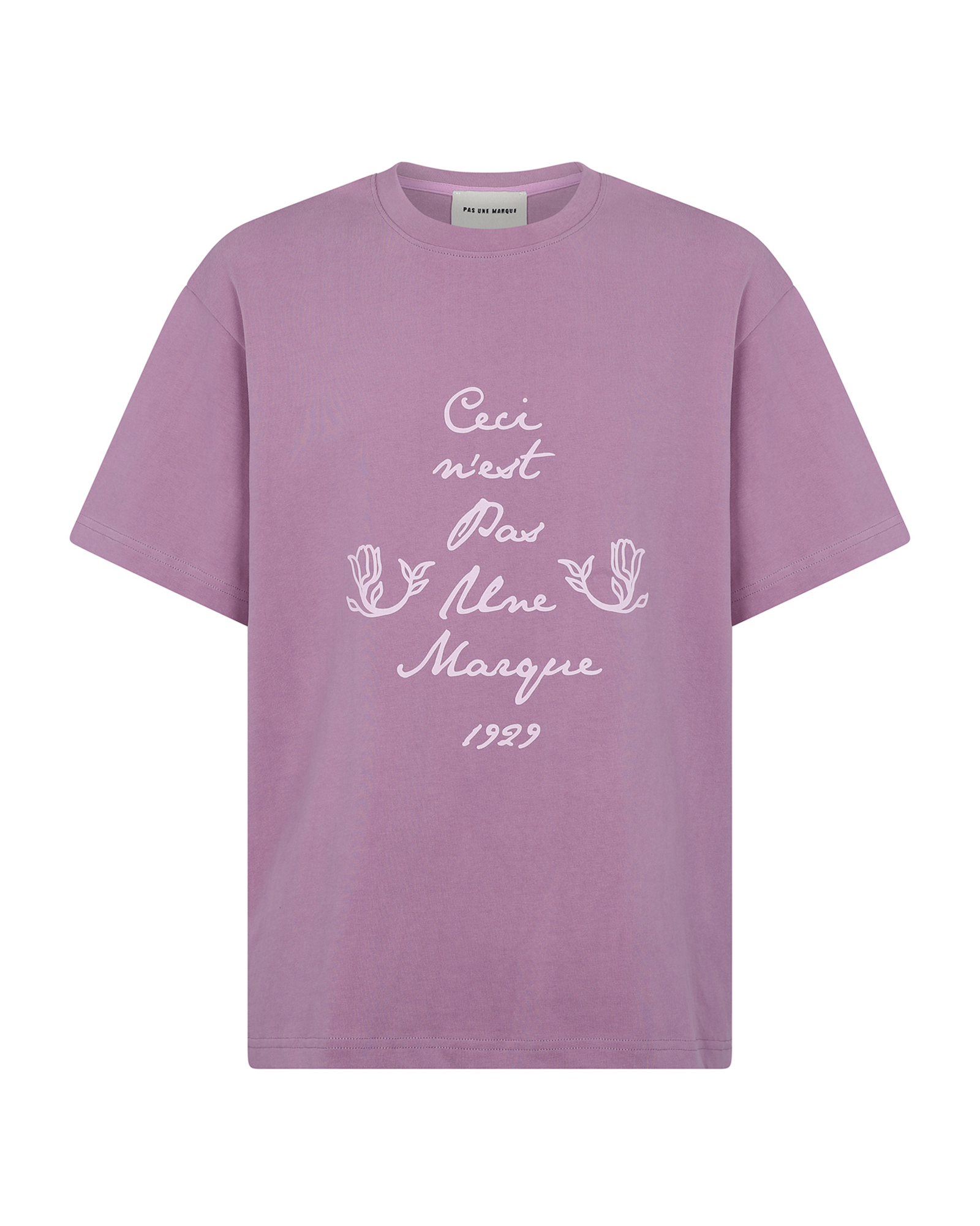 Ceci N’est Pas Une Marque Tee Shirt (Ash Rose)